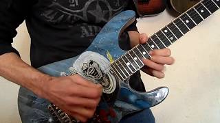 Status Quo Red Sky Intro Riff and Lead Guitar Solo