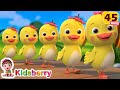 Five Little Ducks Learn Counting More Nursery Rhymes Baby Songs Kidsberry
