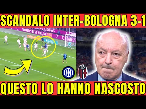🔴 SCANDALO INTER-BOLOGNA 3-1. ESPLODE LA BUFERA. LA VERITÀ SHOCK CHE NESSUNO VI MOSTRA