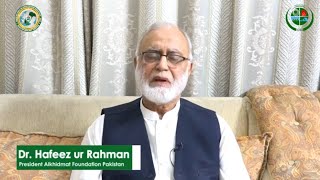 Dr. Hafeez ur Rahman (President) from Alkhidmat Foundation, Pakistan about PEDRR-23