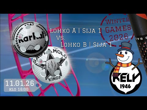 11.1.2026 KeLy Winter Games Finaali: KarKat - Sastamolo Kings