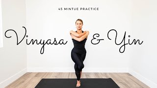 Vinyasa + Yin - 45 Minute Yoga Flow