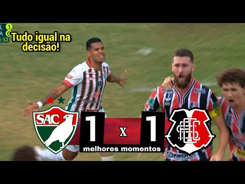 DECISÃO FICA PARA O SEGUNDO JOGO | SALGUEIRO 1 X 1 SANTA CRUZ - MELHORES MOMENTOS HD | PAULISTÃO