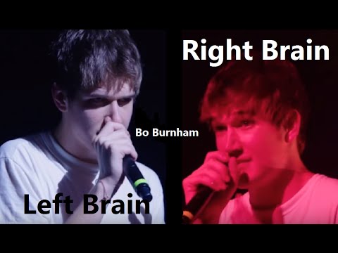 Left Brain, Right Brain w/ Lyrics - Bo Burnham - what