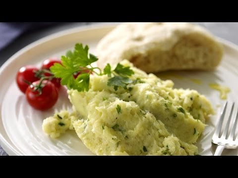 Brandade van kabeljauw met gepureerde aardappelen