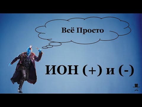 Положительный и отрицательный ион