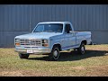 1986 Ford F150 Pickup Light Blue Blue Str 6 Manual A15250