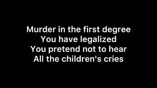 Rackets &amp; Drapes - Baby Killer (Lyric Video)