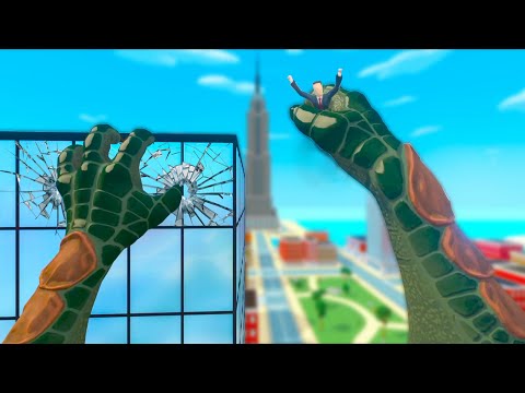 Becoming a Giant Kaiju Monster and Fighting Mecha Force