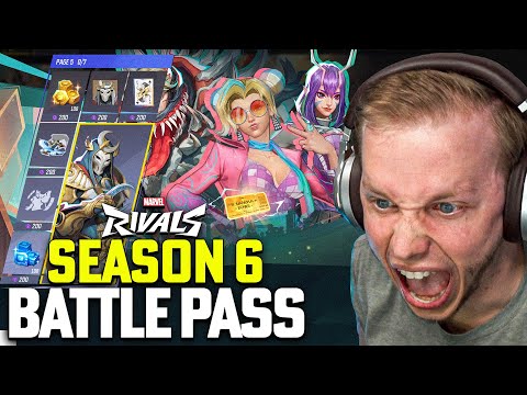 EVERYTHING In The Season 6 BATTLE PASS | Marvel Rivals Battle Pass Walkthrough