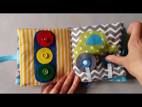 Quiet book, Toddler Activity Busy Book, Cloth Activity Book