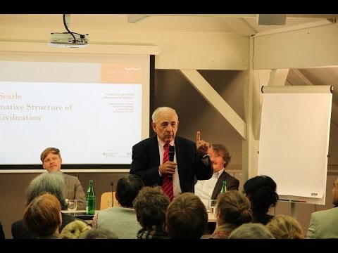 John Searle - The Normative Structure of Human Civilization