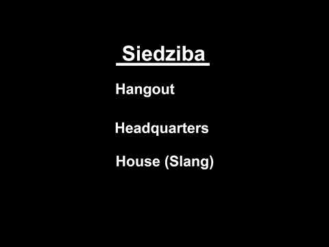 The Meaning Of Siedziba  #Shorts