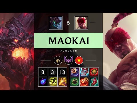 Maokai Jungle vs Lee Sin - VN Master Patch 25.18