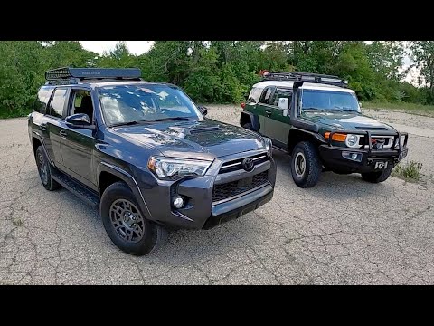 2020 Toyota 4Runner Venture vs. Modified Overland 2014 Toyota FJ Cruiser - POV Comparison