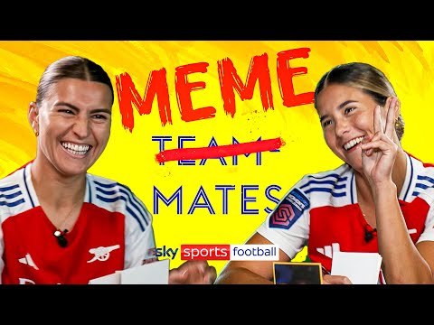 Arsenal's Steph Catley and Kyra Cooney-Cross play Meme Mates 😂