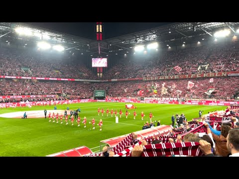 1. FC Köln Hymne (vs. Hoffenheim) I Stadionperspektive