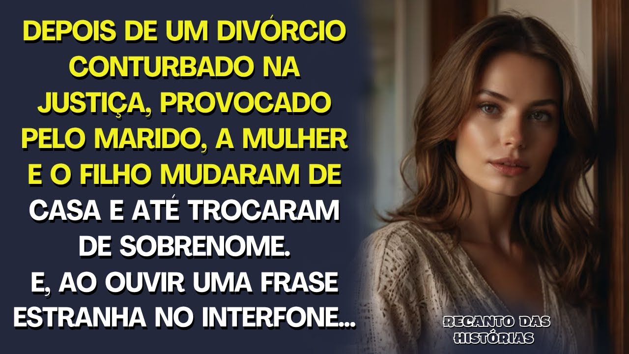 Após um divórcio difícil, a esposa e o filho fugiram e trocaram de nome. E, ao ouvir essa frase...