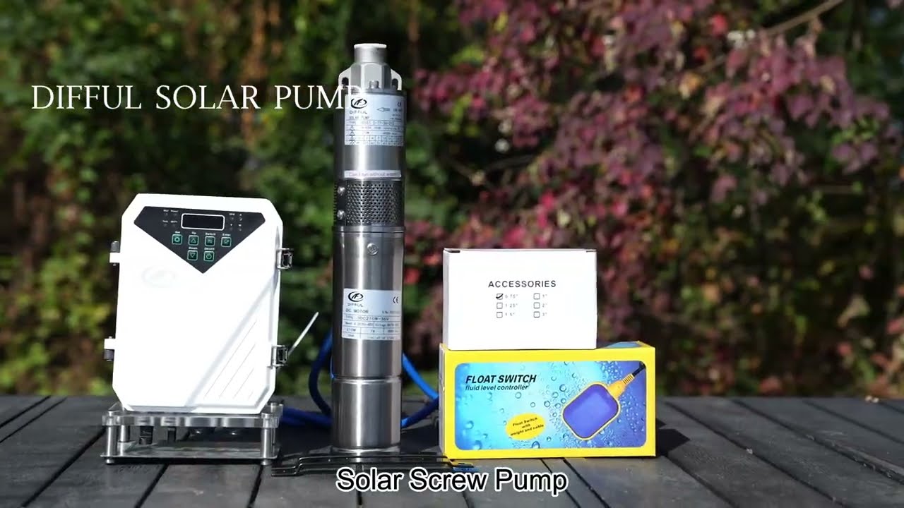 DIFFUL SOLAR PUMP- SOLAR SCREW PUMP