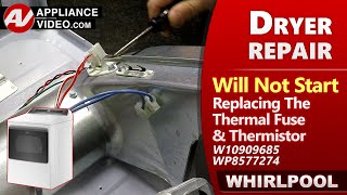 Dryer Thermistor Fuse Issues - Diagnostic & Repair by Factory Technician