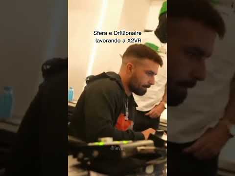 Sfera e Drillionaire lavorando a X2VR #trapitaliana #sferaebbasta #drillionaire #album #x2vr #milano