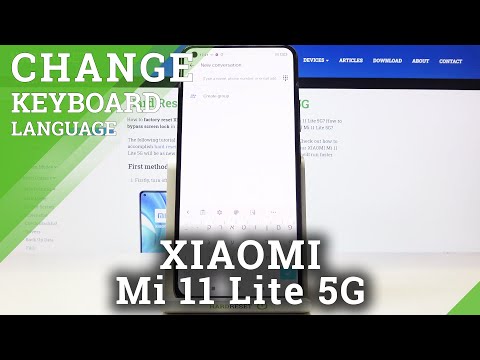 How to Change Keyboard Language on XIAOMI Mi 11 Lite 5G – Keyboard Languages