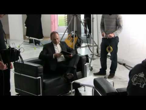 Das "Making of" zum SmartPad-Spot mit Marcell D'Avis