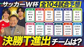 【W杯グループステージ徹底分析】サッカー日本代表優勝への道 決勝トーナメントに進出するチームは？松木安太郎がプレチャン＆ドロピザとコラボ