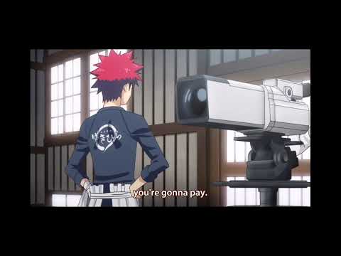 yukihira soma confront central english sub  Shokugeki no soma