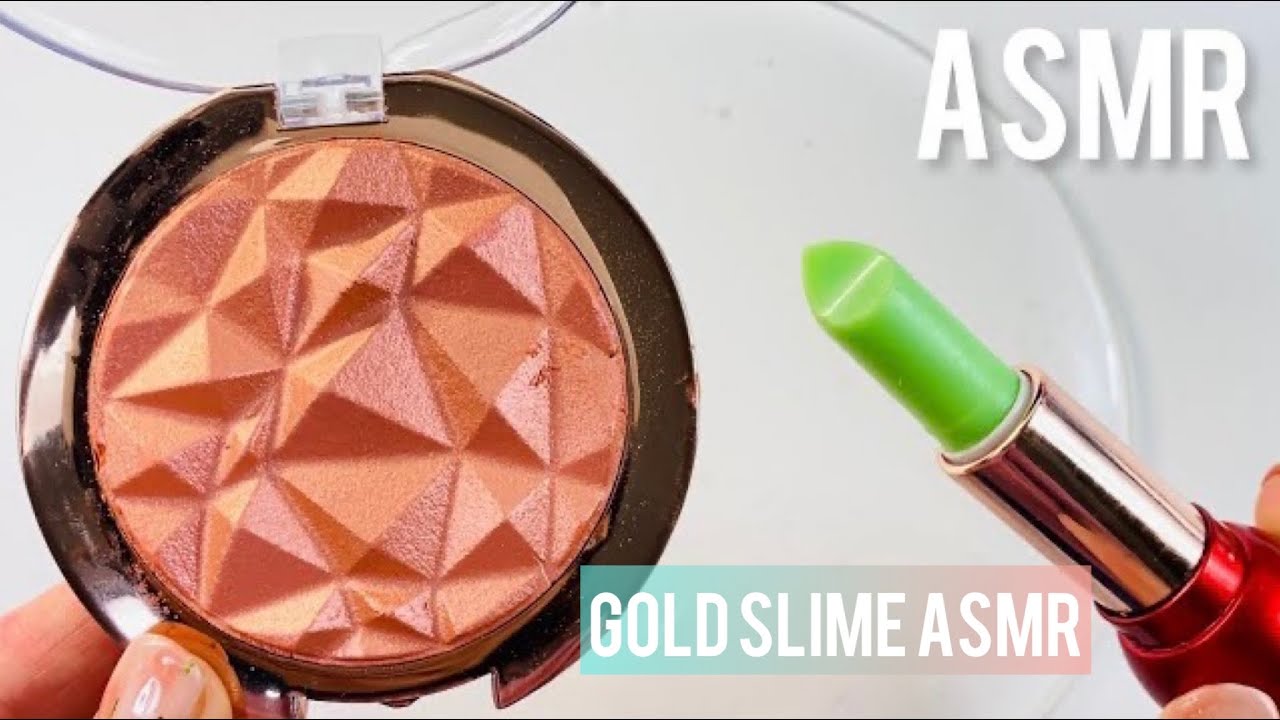 Satisfying Slime Coloring with Makeup! Mixing Colorful Eyeshadow  into Clear Slime!