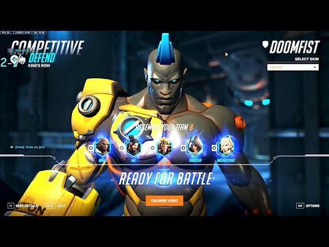DANNEDD TOP 500 DOOMFIST ONE TRICK! [ OVERWATCH 2 SEASON 2 ]