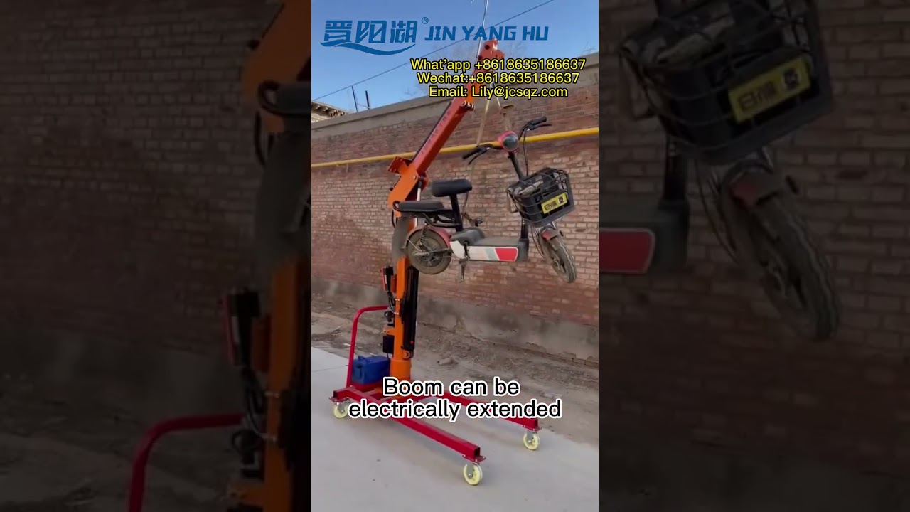JIN YANG HU Electric Mini Pickup Truck Crane is easy to use and can easily lift and move heavy loads