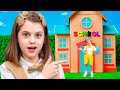 Cardboard School Adventure For Kids With Eva