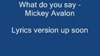 Mickey Avalon - What do you say_ (whole song) + Lyrics