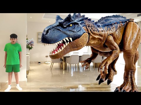 Dinosaur Adventures for Kids | Dinosaur Toys Become Alive with Jason