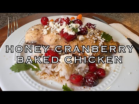 Family Favorite Cranberry Honey Baked Chicken Recipe