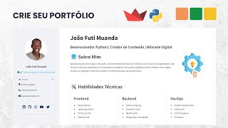 Streamlit with Python: Creating an Interactive Portfolio with Streamlit and Python