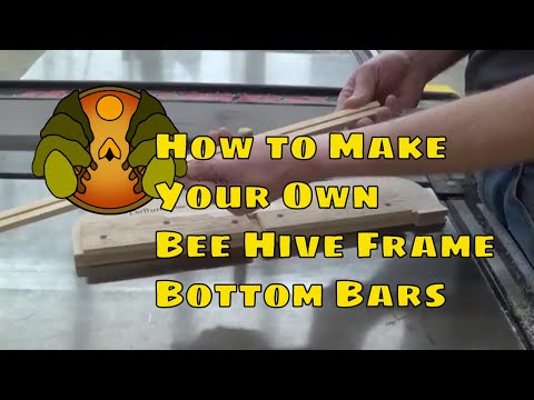 , title : 'How to Make Bee Hive Frame Bottom Bars'