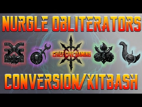 Nurgle Obliterators Conversion/Kitbash Warhammer 40k [part 1]