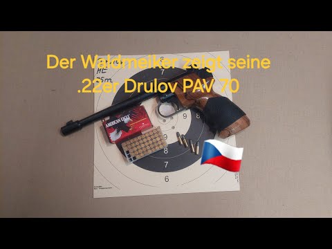 My .22 Drulov PAV 70 sports pistol Made in 🇨🇿