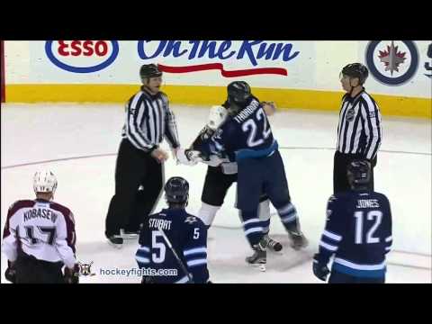 Cody McLeod vs Chris Thorburn Feb 19, 2012