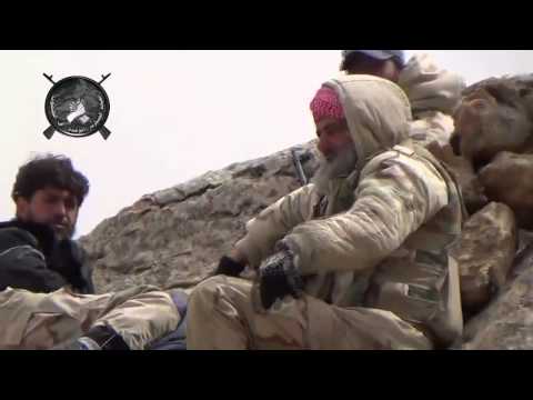 رباط مقاتلي جيش الإسلام على جبهة جبال دنحا في منطقة القلمون في ريف دمشق