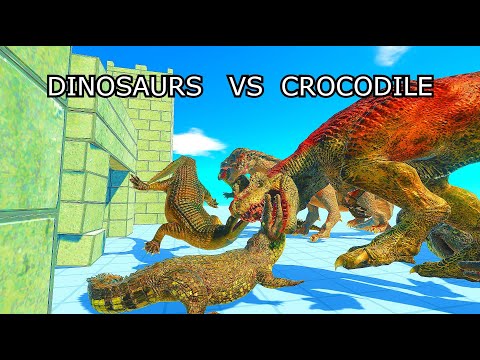 T-REX VS REPTILES - UNITS FIGHT IN ARENA - ANIMAL REVOLT BATTLE SIMULATOR