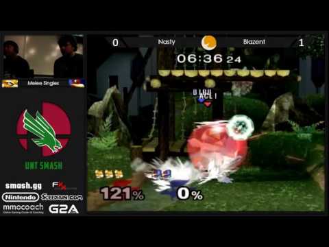 Smash @ UNT #2 - Melee Singles - Nasty (Fox) Vs. Blaz1ent (Falco)