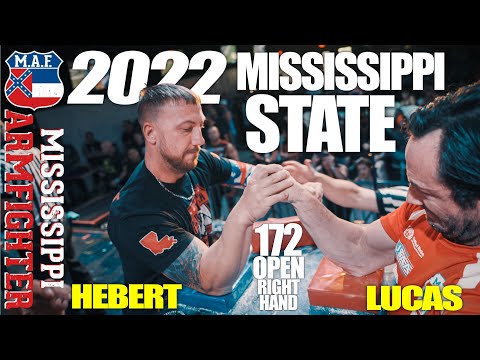 2022 Mississippi State Armwrestling | 172 Pro Right Hand