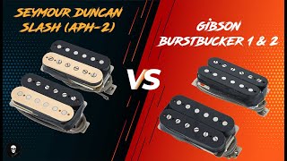 Video thumbnail for Gibson Burstbucker (1&2) VS Seymour Duncan Slash (APH-2) by BrentKer