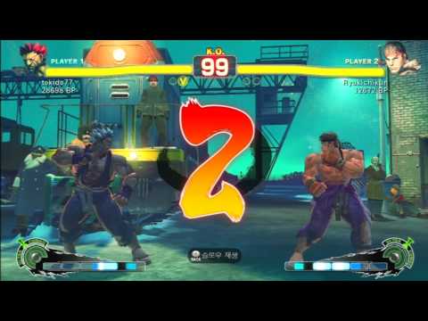SSF4 Rank Match  tokido77 (GO)  vs  Ryukichikun (RY)