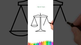 How to Draw: The Scales of Justice | Art Clip