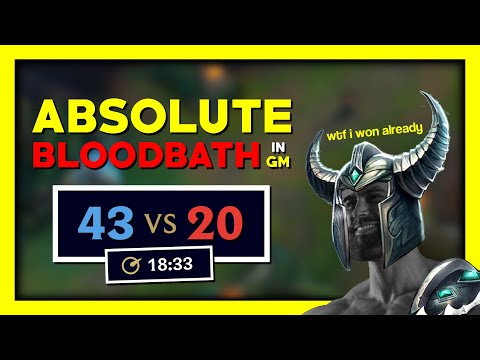 Absolute BLOODBATH  in Grandmasters - 3.5 kills a minute - Mid Tryndamere Gameplay