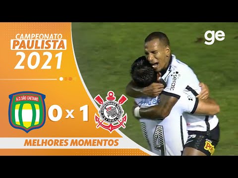 SÃO CAETANO 0 x 1 CORINTHIANS | MELHORES MOMENTOS | 4ª RODADA PAULISTA 2021 | ge.globo